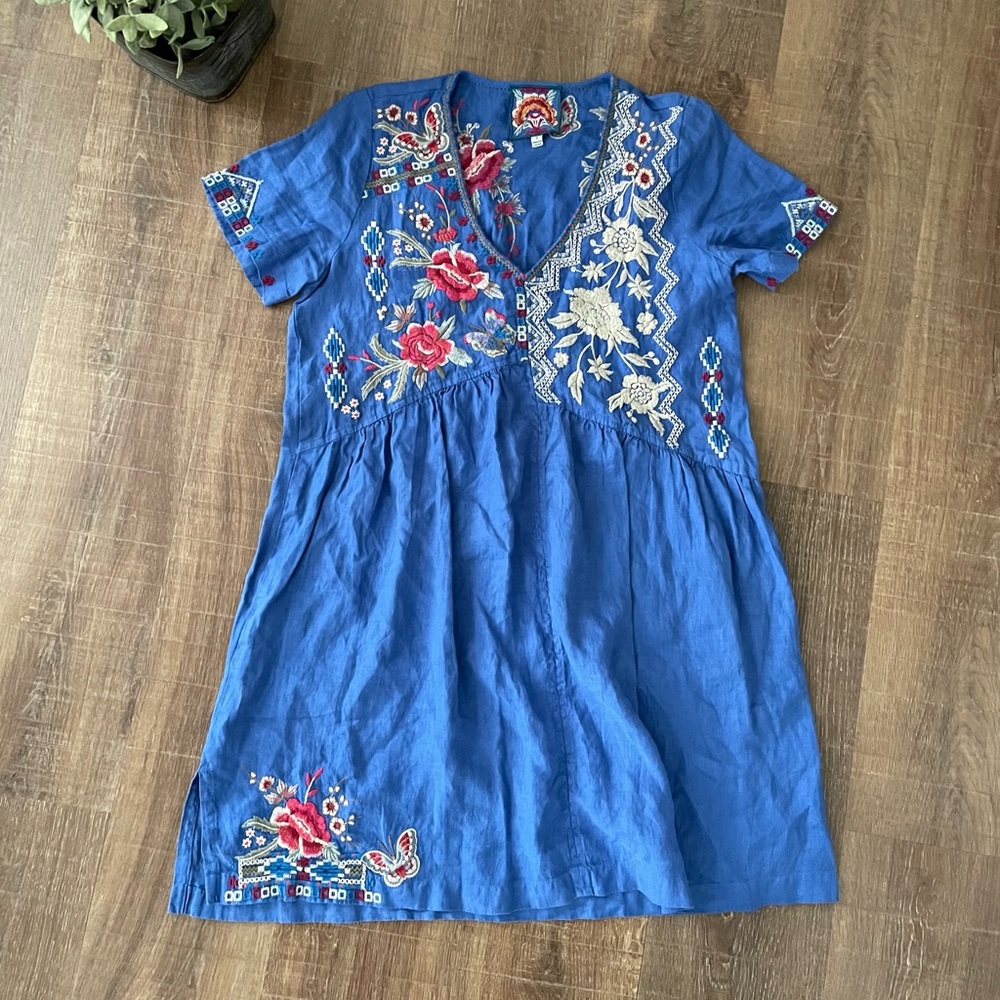 Johnny Was Asymmetrical Florence Dress